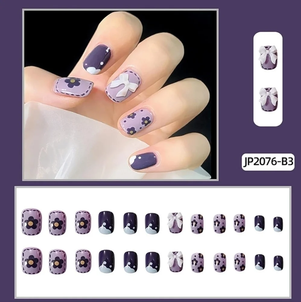 2/$16 3D Bows & Flowers Press on Nails